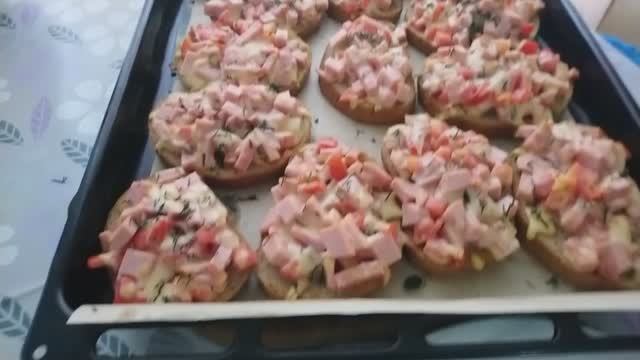 МИНИ ПИЦЦА! БЫСТРО И ВКУСНО!!!