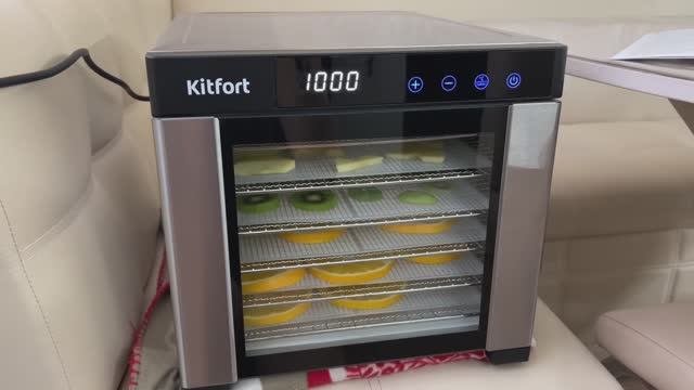 Обзор на сушилку Kitfort KT-1911!!! Все плюсы и минусы! Сушим апельсины, киви, яблоки, бананы…
