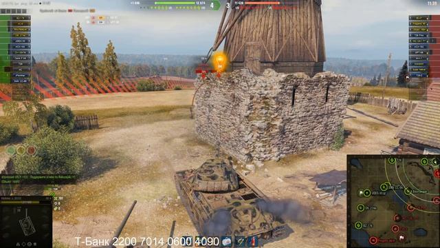 Классный бой на ис-6.