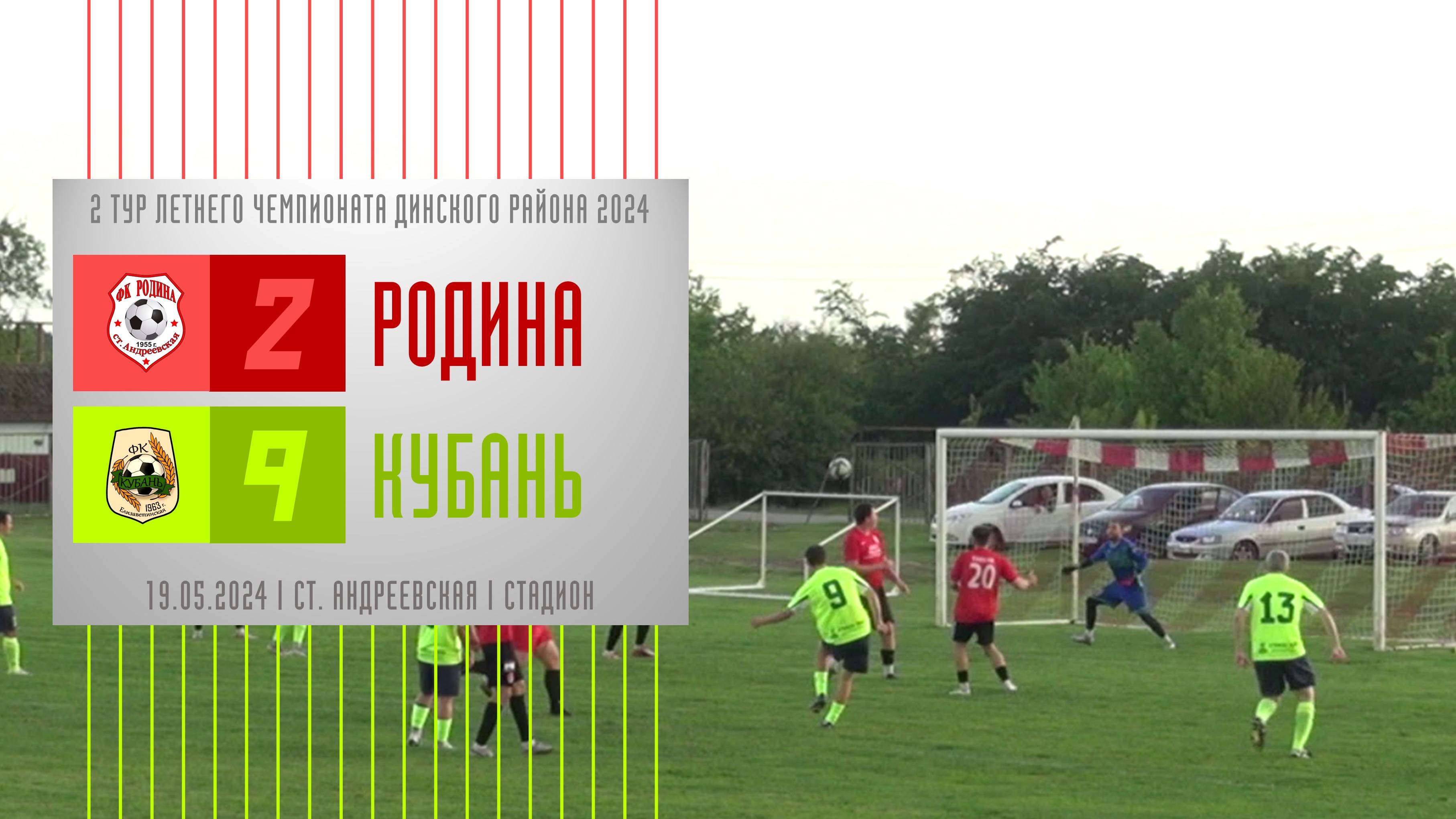 Родина - Кубань | 19.05.2024 | Обзор матча