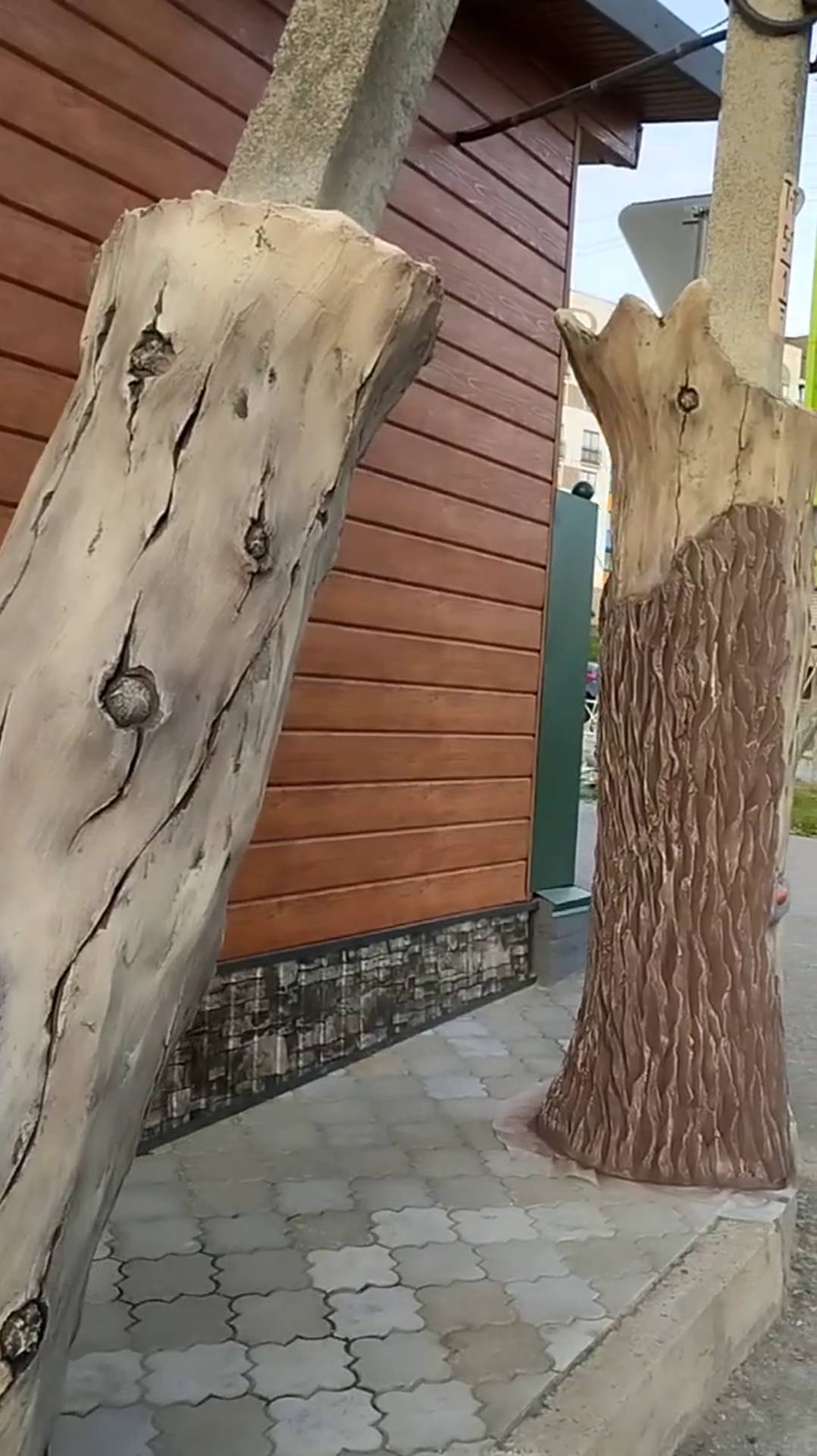 оформление столба электрического мастер Александр.