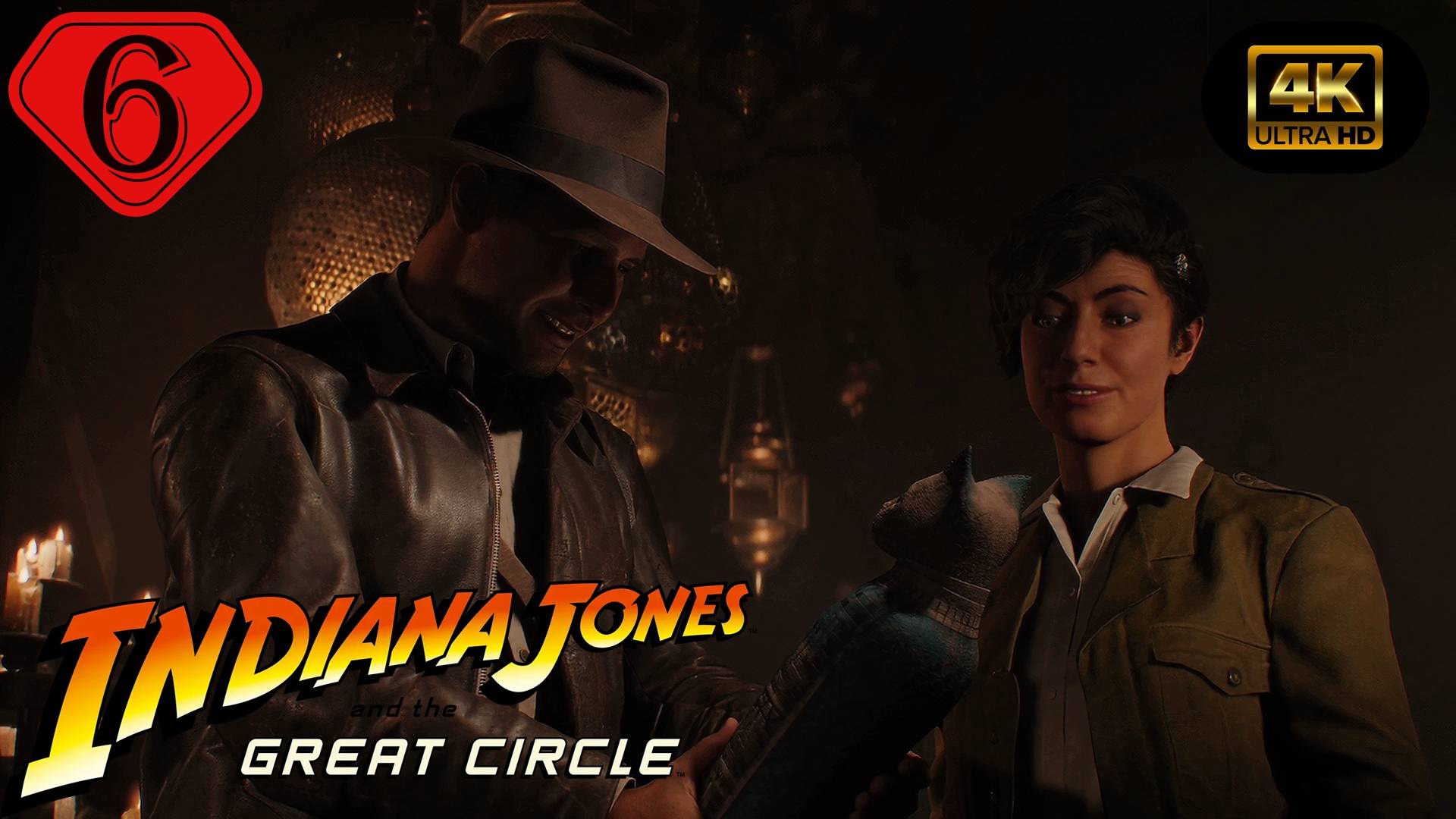 Мумия Кошки.Прохождение Indiana Jones and the Great Circle(4K).На Русском.#Часть6.