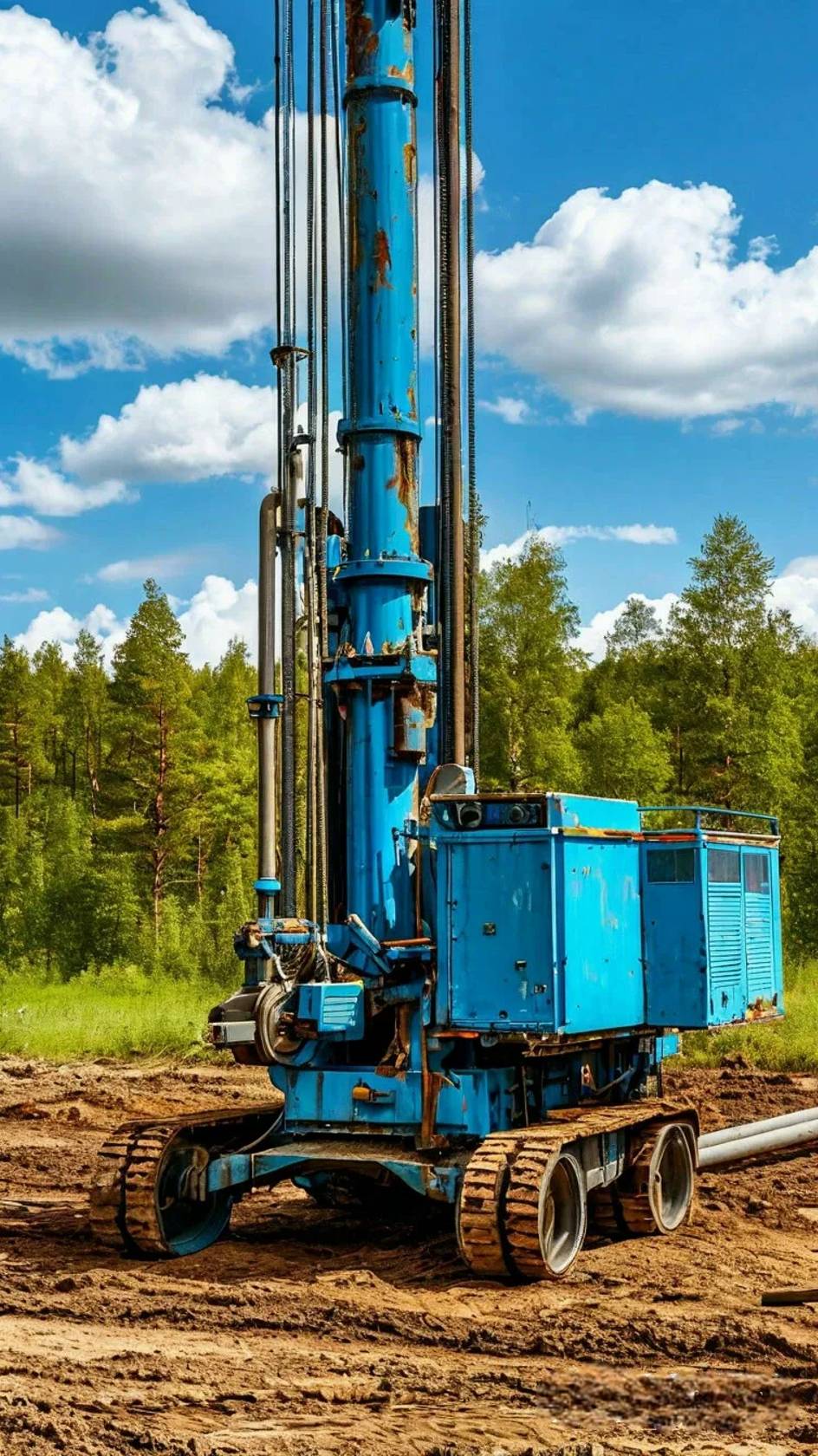 Бурение скважин на воду, трубы установим сходу!