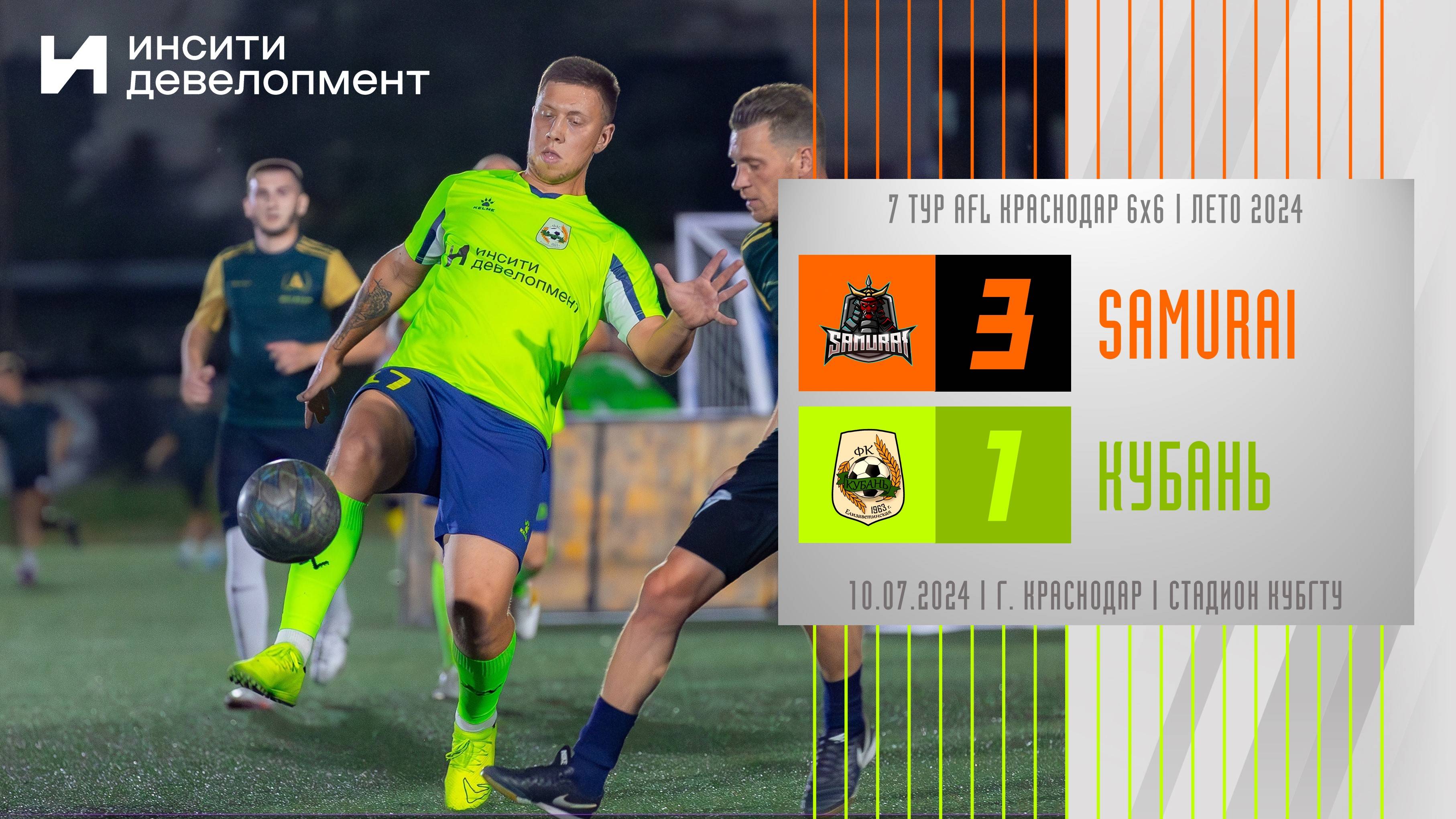 Samurai - Кубань | 10.07.2024