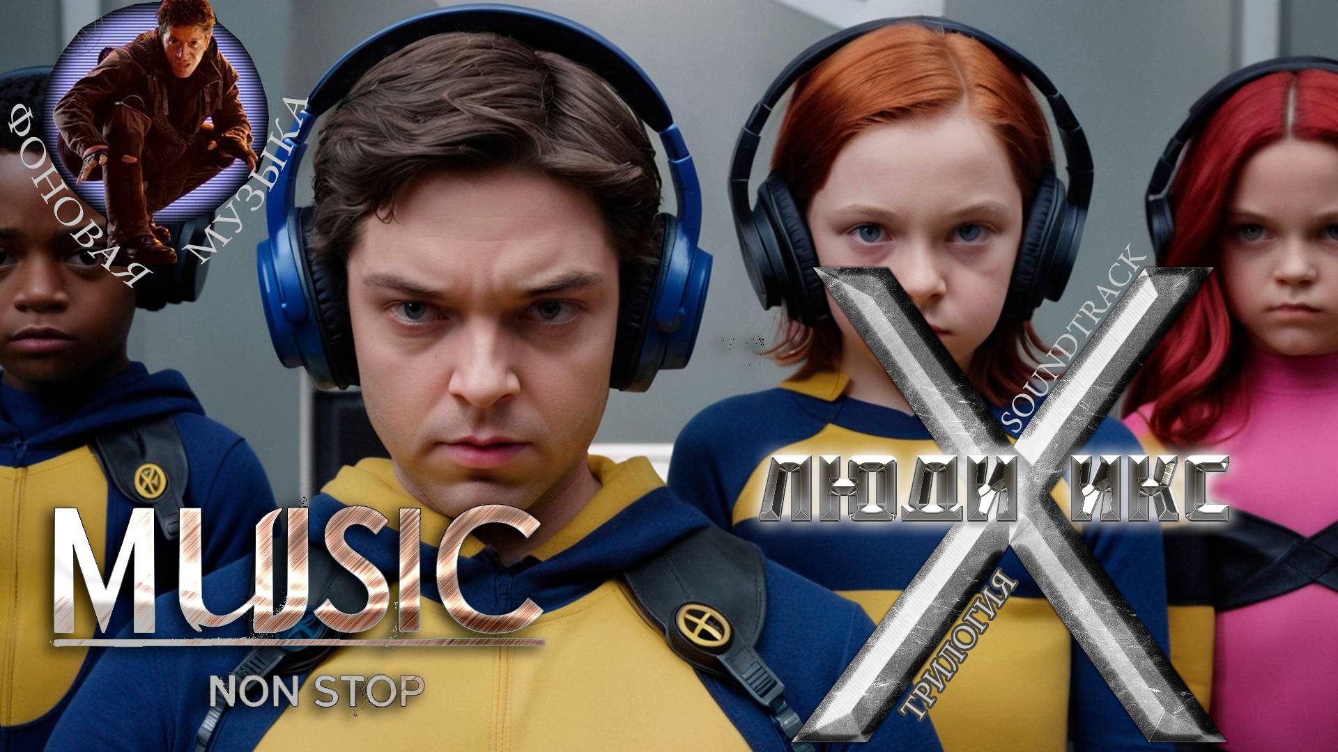 Саундтрэки из трилогии "Люди Икс". Фоновая музыка. Music NON STOP.