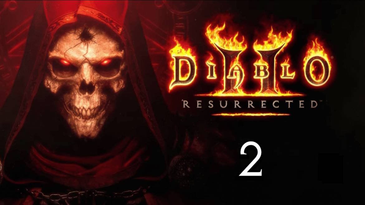 Diablo 2: Resurrected, Прохождение #2 - Кровавый Ворон//Данжим Склеп