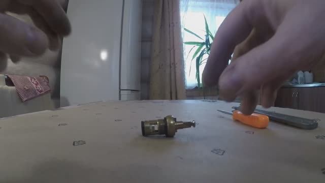 Кран-букса российского производства , метало-керамика. Устройство, ремонт!