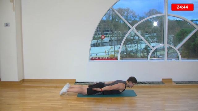 ABS + STRETCH с Альбертом Даниловым | 29 ноября 2023 | Онлайн-тренировки World Class