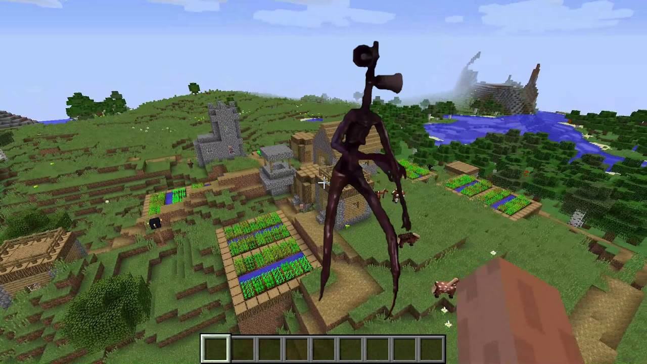 НАШЁЛ СИРЕНОГОЛОВОГО В МАЙНКРАФТ ЧАСТЬ № 1