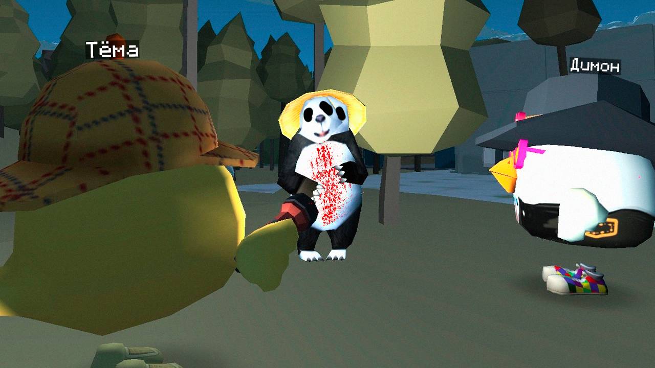 😨 Жуткая Панда Захватила Чикен Ган! Проверка Мифов Чикен Ган! Тёмофф