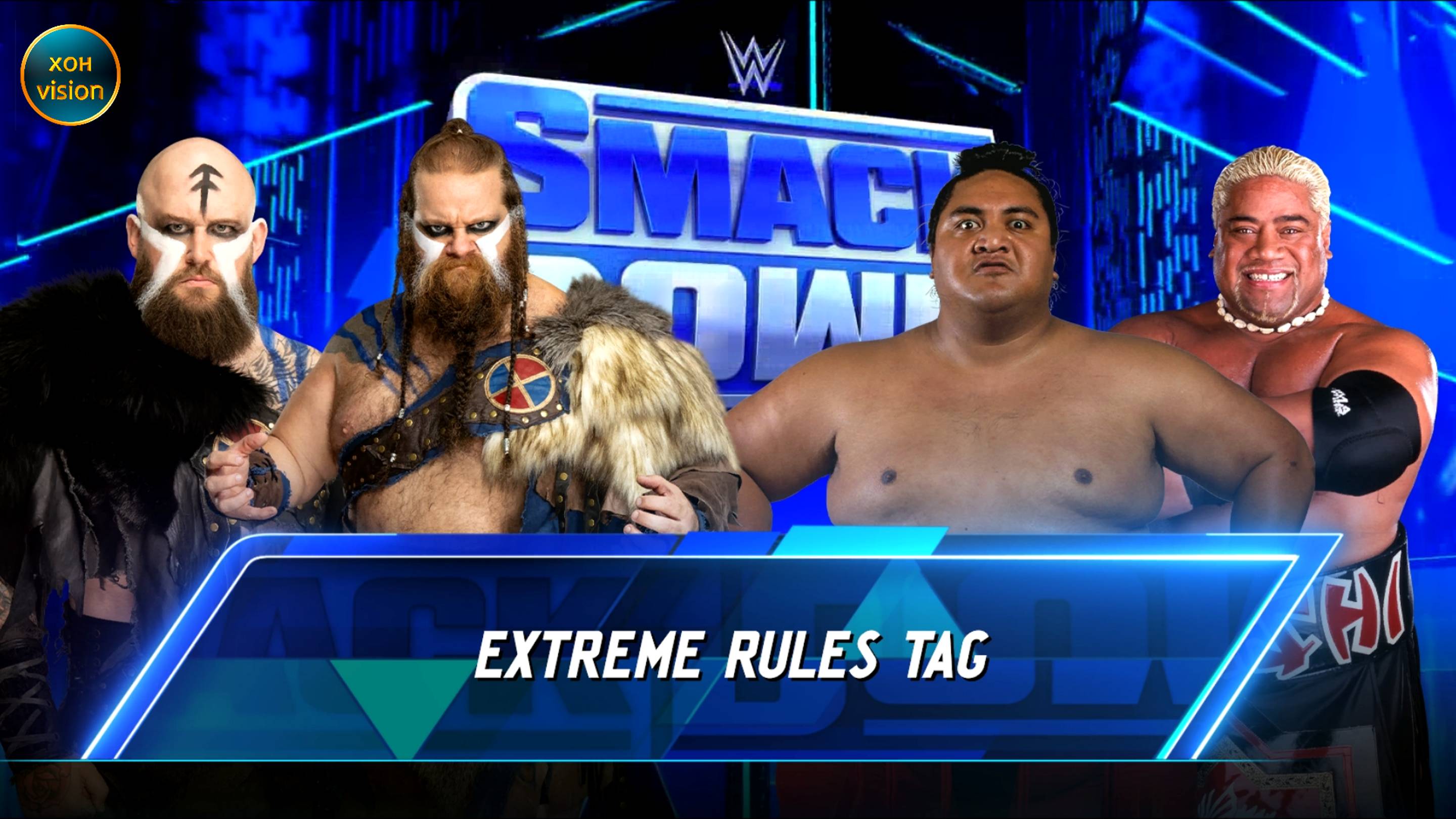 WWE 2K24 (БОЙ БЕЗ ПРАВИЛ) ВИКИНГИ (IVAR & ERIK) VS ТОЛСТЯКОВ (YOKOZUNA & RIKISHI)