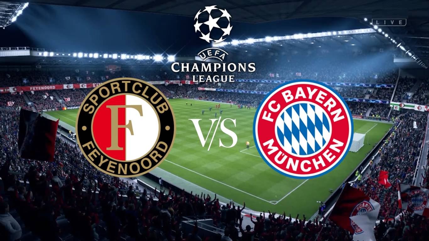 Фейеноорд - Бавария Обзор матча 22.01.2025. Лига чемпионов.