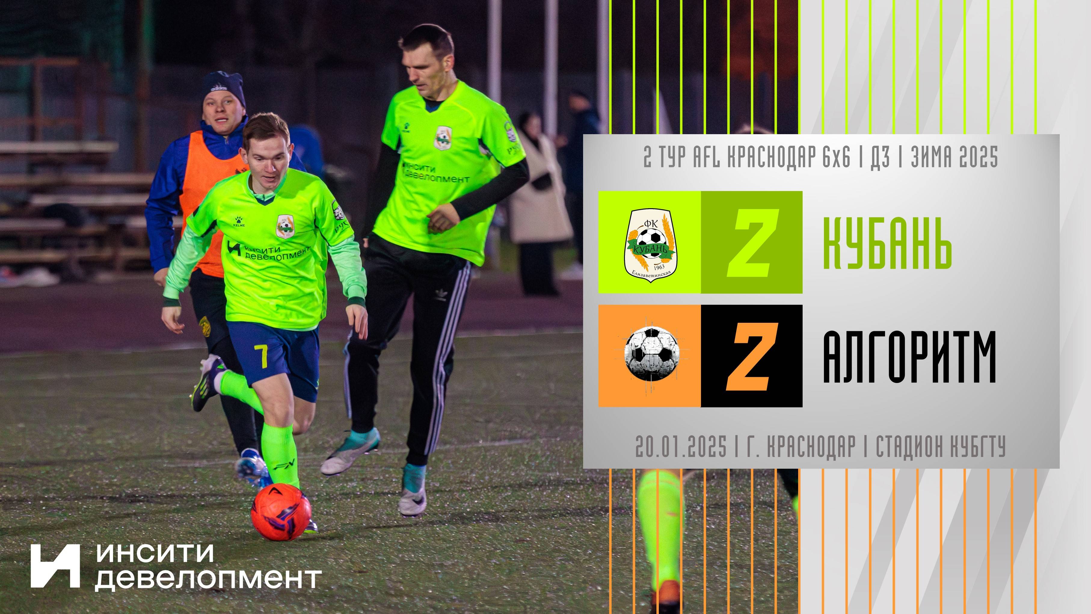 Кубань - Алгоритм | 20.01.2025