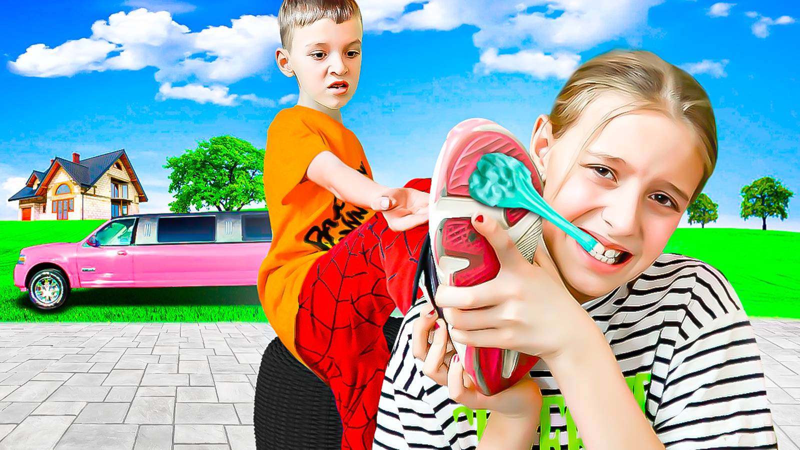 НЕРЕАЛЬНЫЕ 24 Часа ГОВОРЮ Только ДА Младшему Брату - Челлендж ! Супер Каролина Шоу