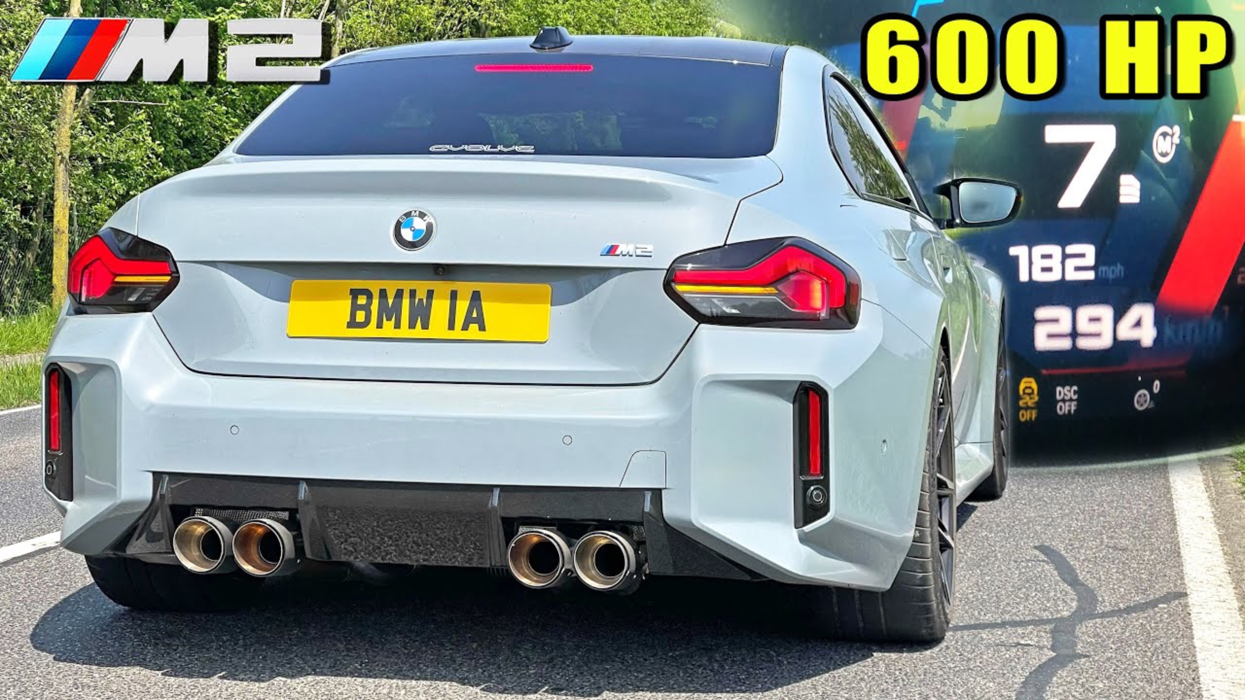 600ЛС BMW M2 G87 STAGE 1 с ВЫХЛОПНОЙ СИСТЕМОЙ EISENMANN на АВТОБАНЕ AutoTopNL