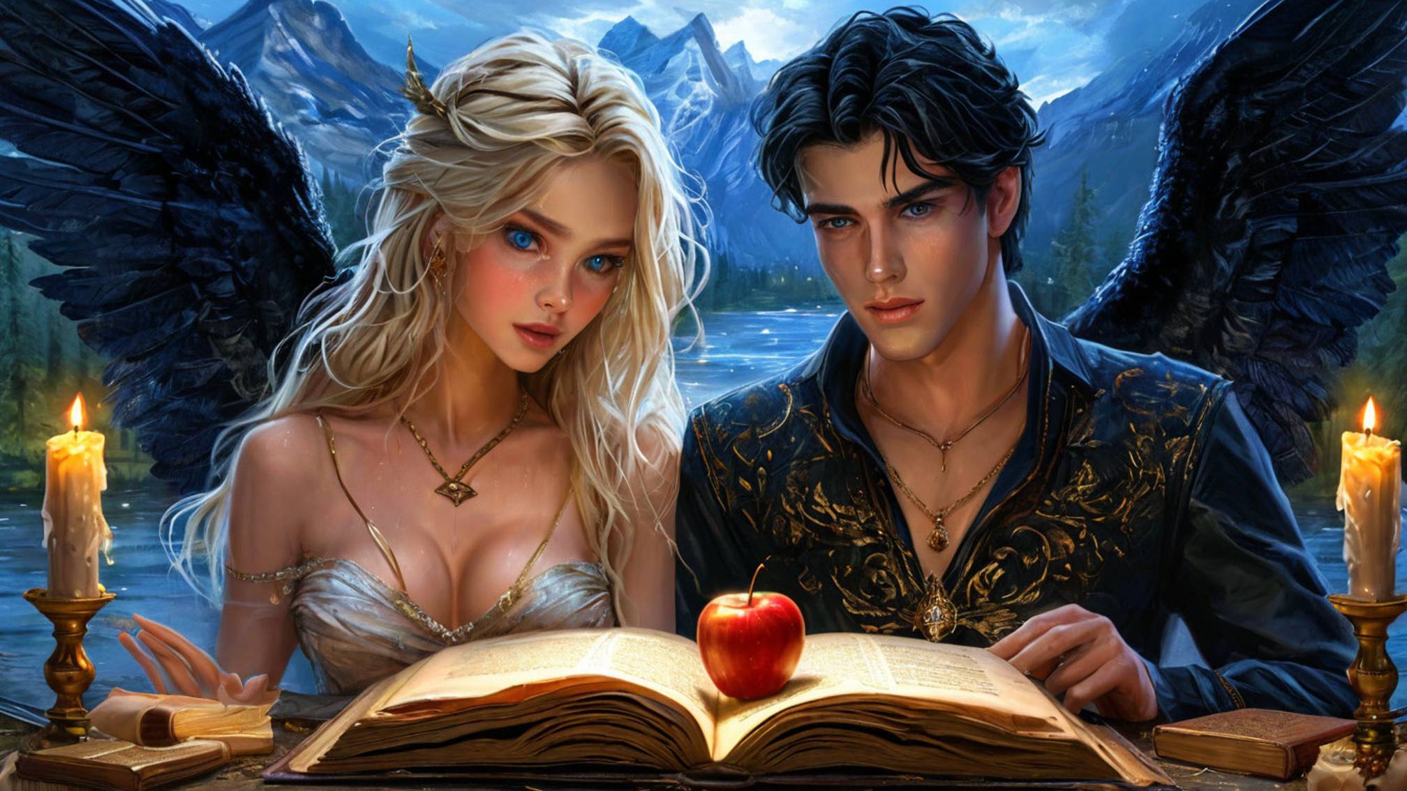 Там, за быстрой рекой, что течет по судьбе,
свое сердце навек я оставил.