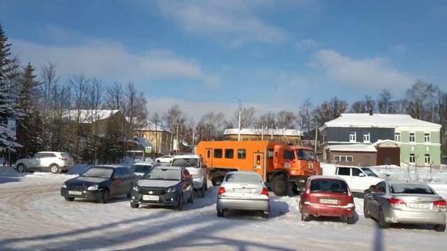 Новый перекидной пешеходный мост через ж_д пути в городе Шарья.
