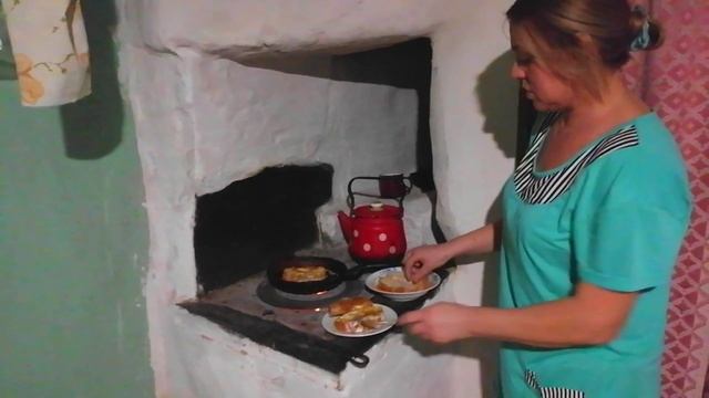 Тосты на деревенской печи с дымком