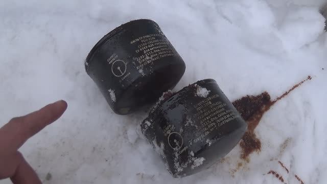 Вскрываем масляные фильтры Салют после 6 тыс км