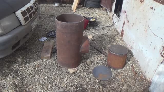 Варим печь для бани подового горения с закрытой каменкой