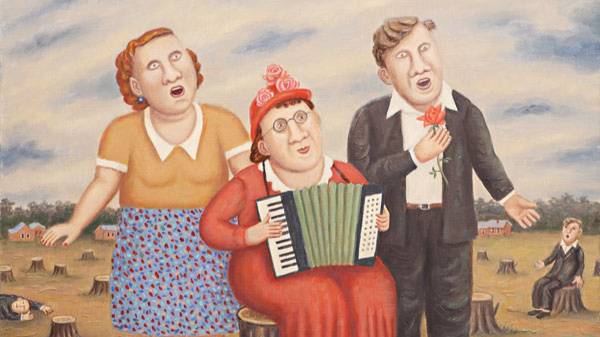 "Деревня Перемилово". Продолжаем смотреть работы Владимира Любарова.