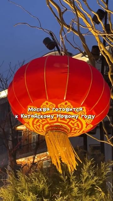 Светящийся тоннель на Тверском бульваре в Москве украсили китайскими фонариками