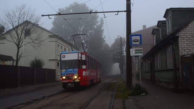 Лиепая (Латвия). Трамвай