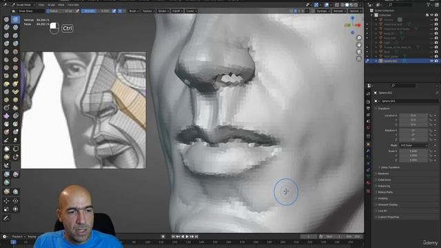 8. Head planes anatomy4sculptors style