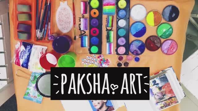 Аквагрим в Москве/Мой рабочий стол/.Готовлюсь к работе.