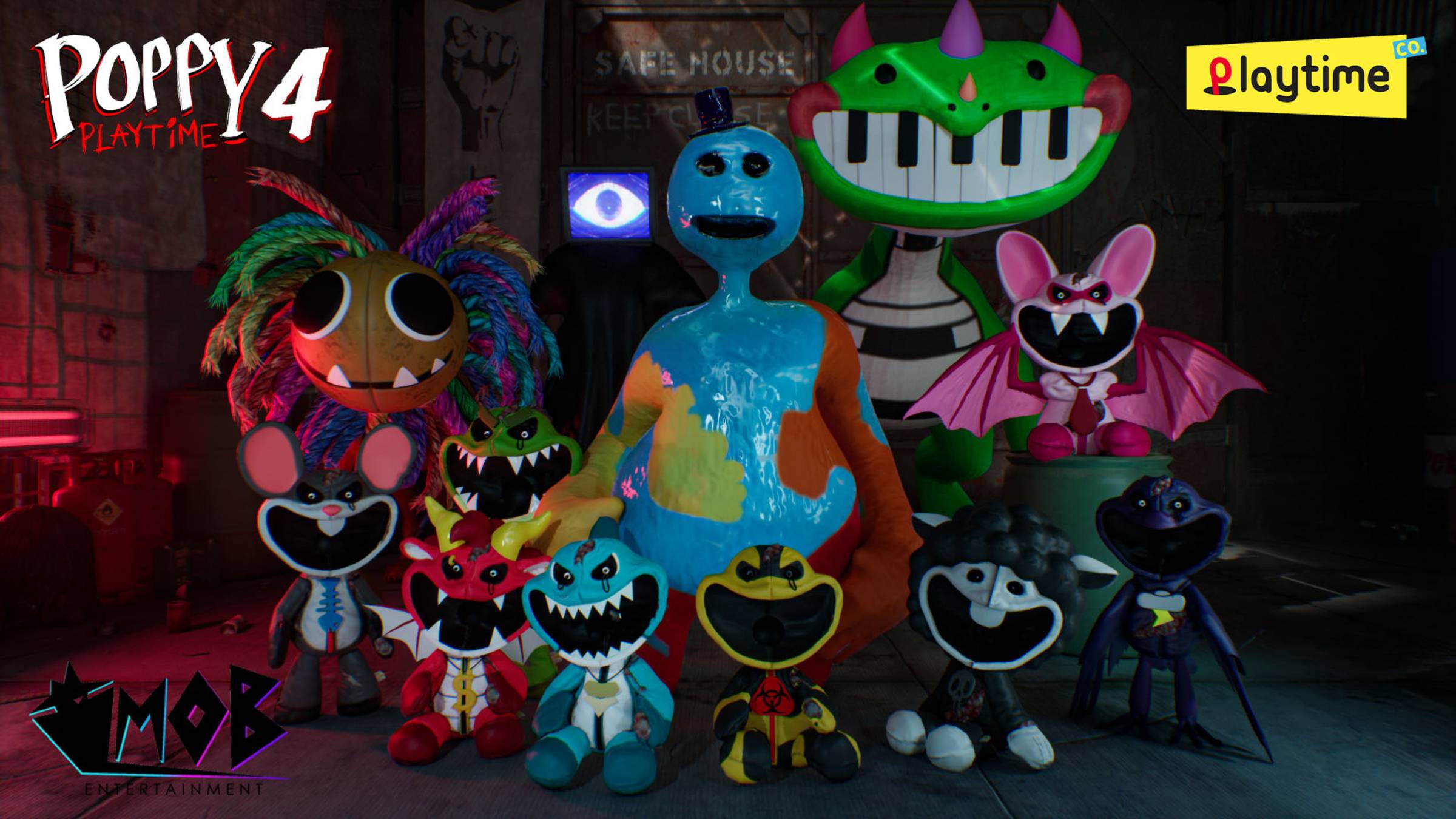 Poppy Playtime Chapter 4 - Все Монстры (Фан)