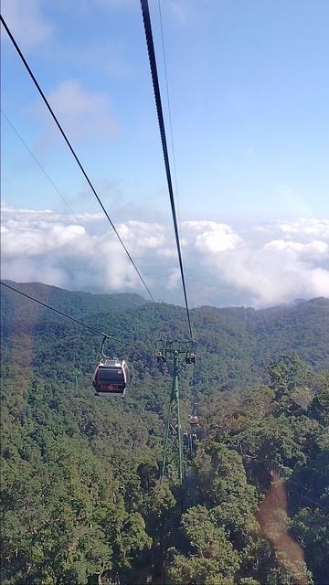Канатка в облаках!Вьетнам,Дананг!