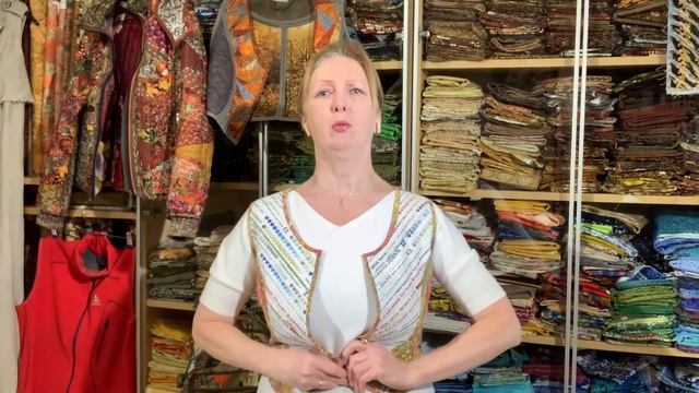 Как собрать лоскутную жилетку своими руками