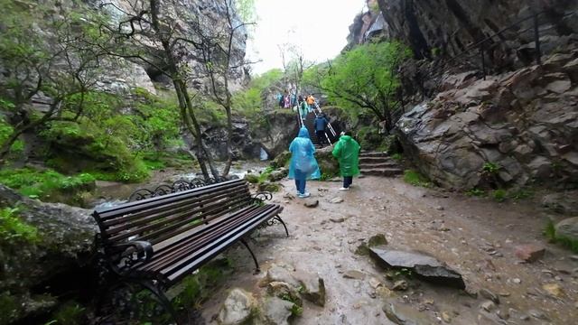 Медовые водопады. Карачаево-Черкессия. Рядом с Кисловодском (май 2023)