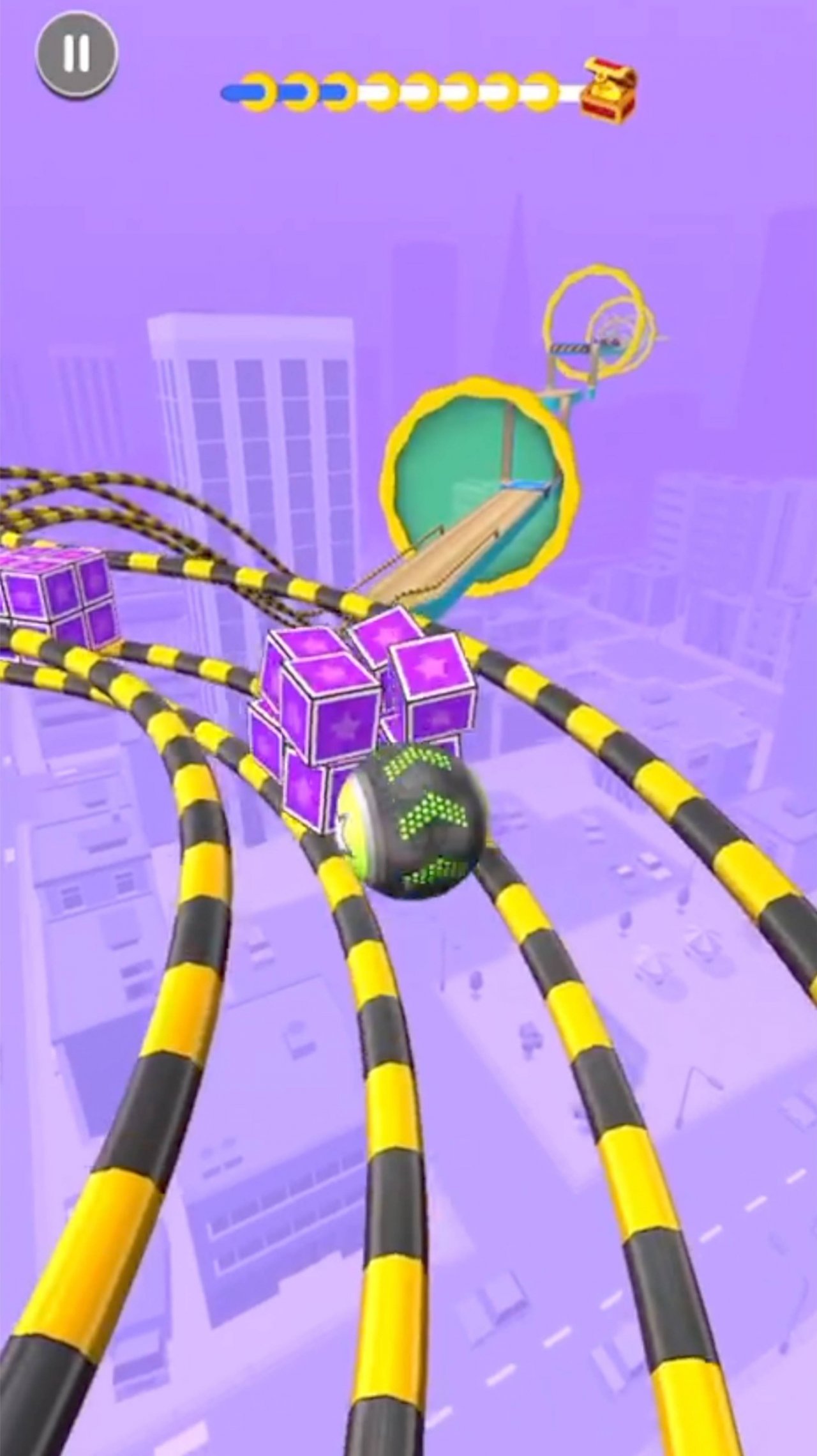 Going balls All Levels Gameplay IOS, Android | Going Balls Level 78 Portal Run