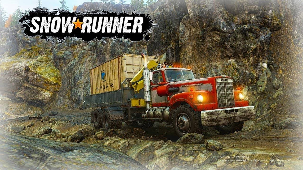 SnowRunner. 2025г. прохождение #25 штат Мичиган контракт на запуск буровой ч.3 доставка бура