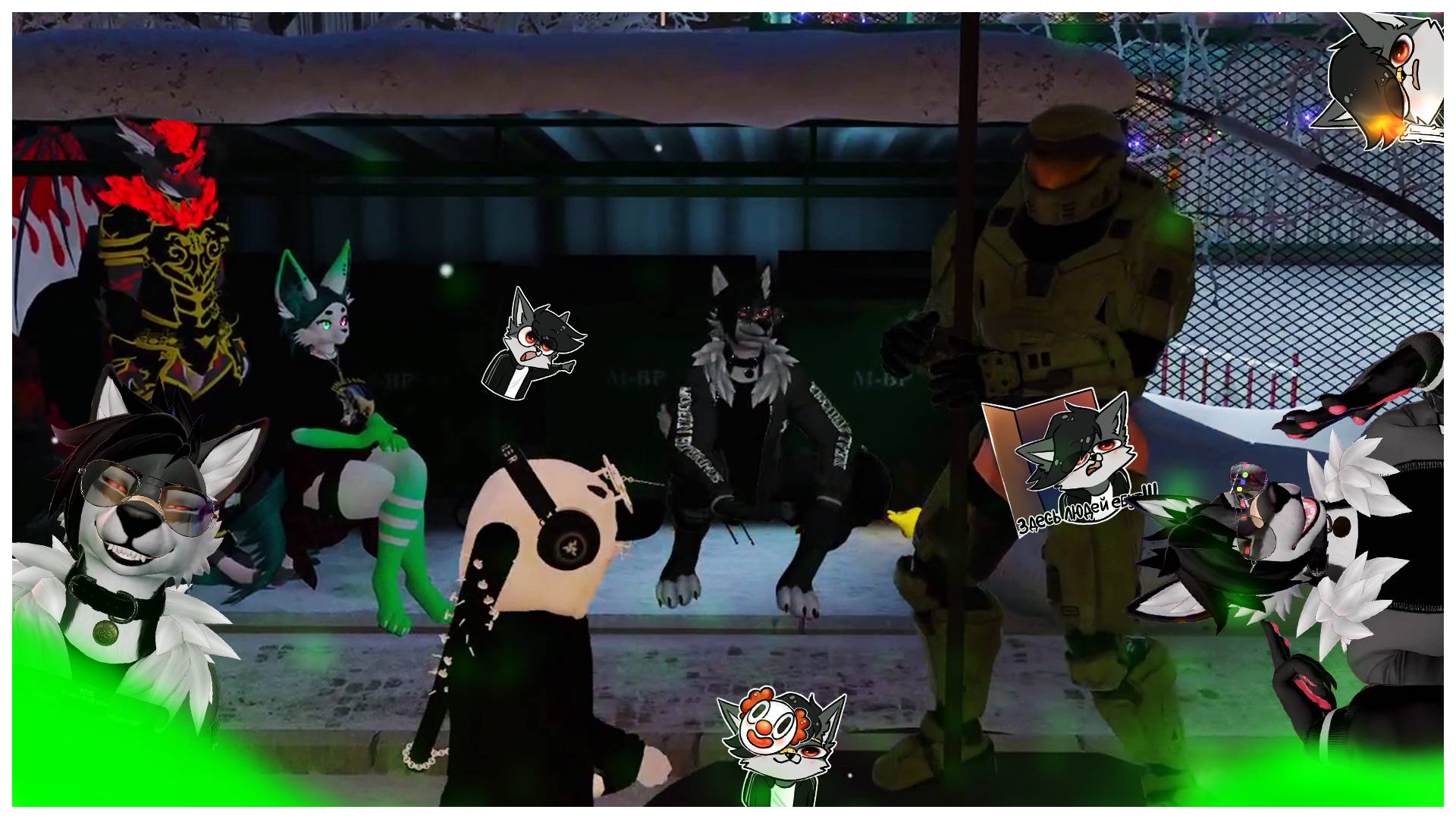 🐺 Исполнение ШИЗОВАРИКА - Роско и Фенёк увукают в ВР Чате | Беседа с  @SAMONWOOLF 