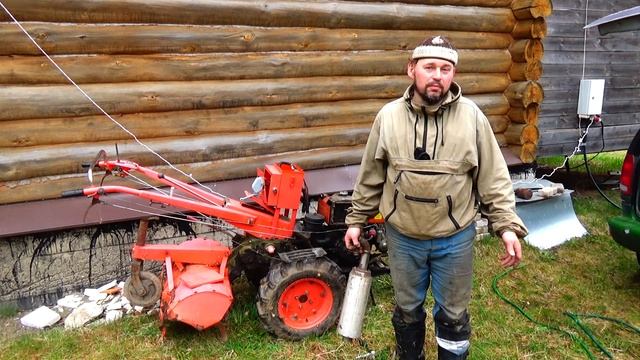 Жизнь в Псковской Деревне Свариваю Соседу Батут Завожу Трактор Profi 810 Ураганный Ветер - 2024