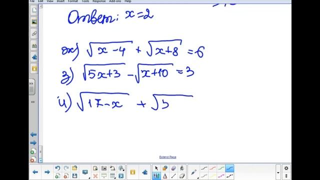 151,251,751(16.10),551(18.10)Подготовка к самостоятельной работе- Иррациональные уравнения