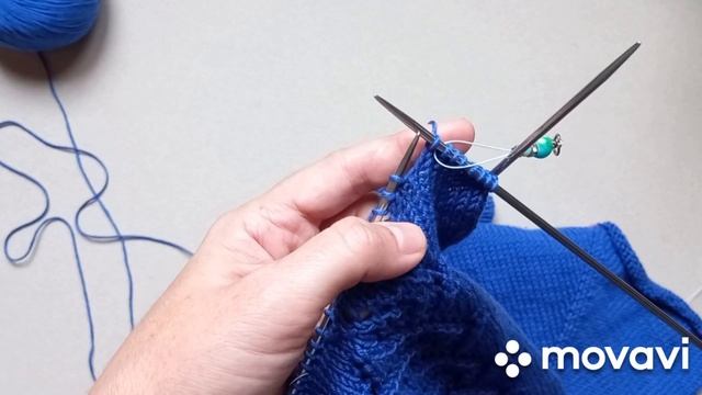 Очень красивый ажурный узор спицами 😍