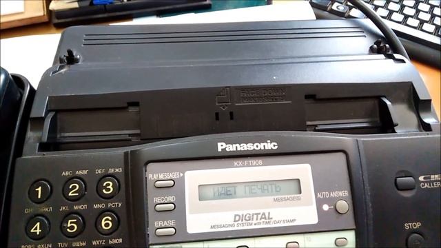 Сброс настроек факса panasonic KX вытащить батаратейку