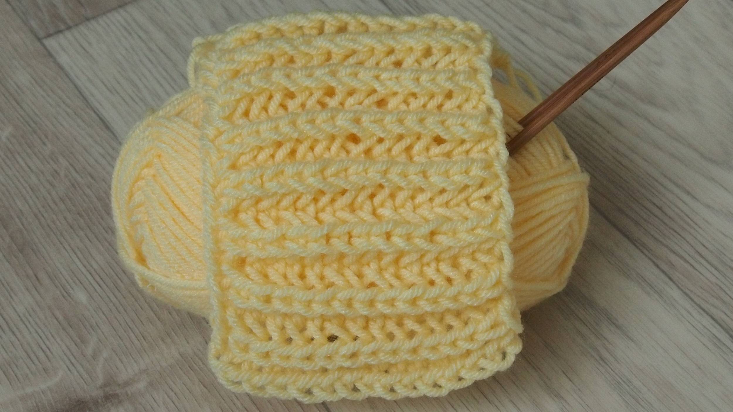 Английская резинка спицами Уроки вязания для начинающих*  elastic band  Урок 73