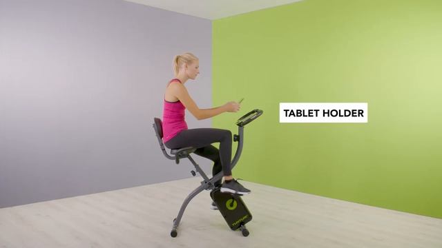 Велотренажер Tunturi Cardio Fit B25 X-bike со спинкой. Видеообзор.