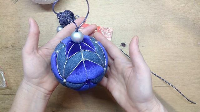 Декор елочного шара. За пару вечеров / Cristmas ball. DIY. Decor