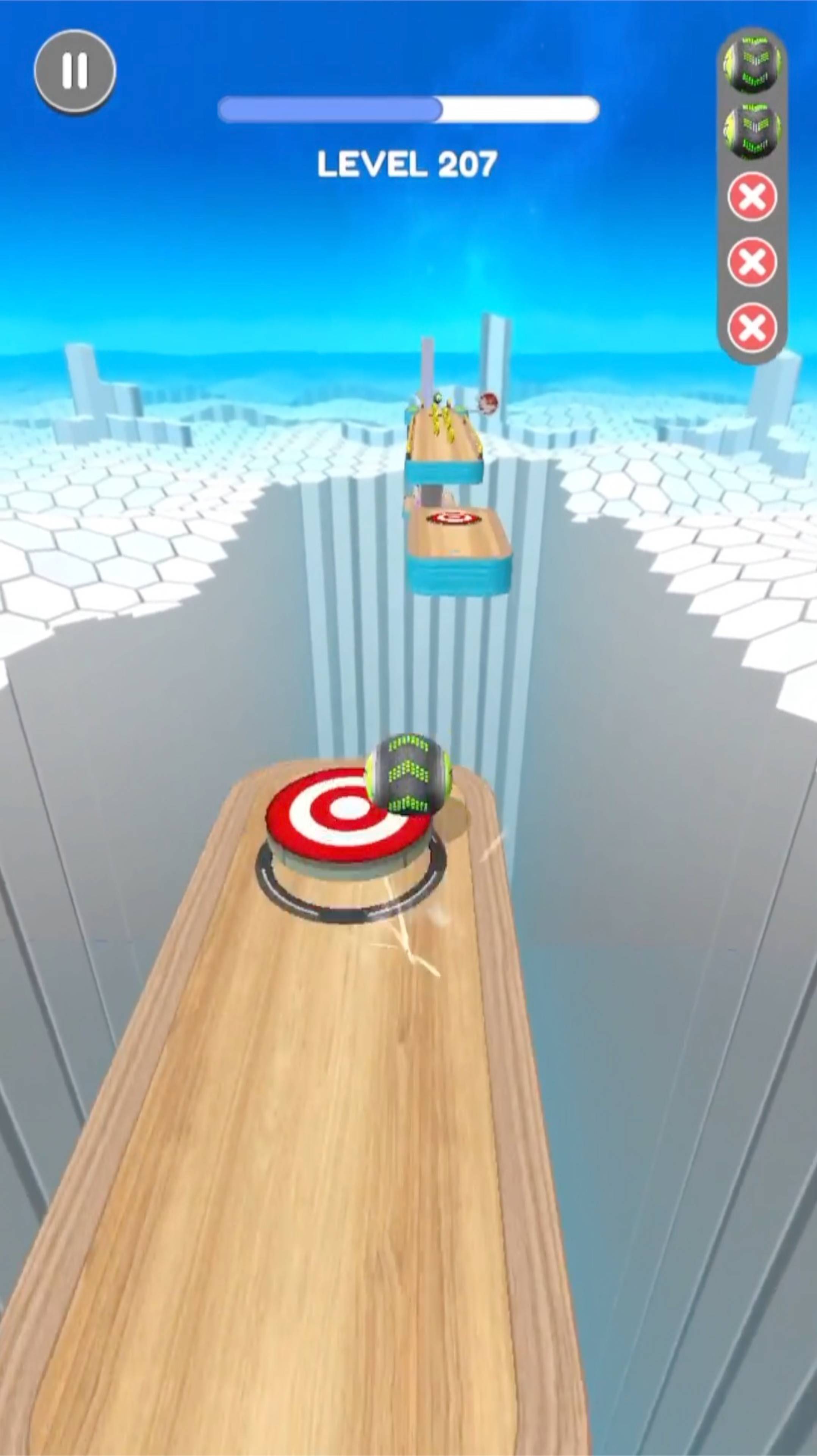 Going balls 🥎   All Levels Gameplay IOS, Android | Going Balls Level 207 Portal run