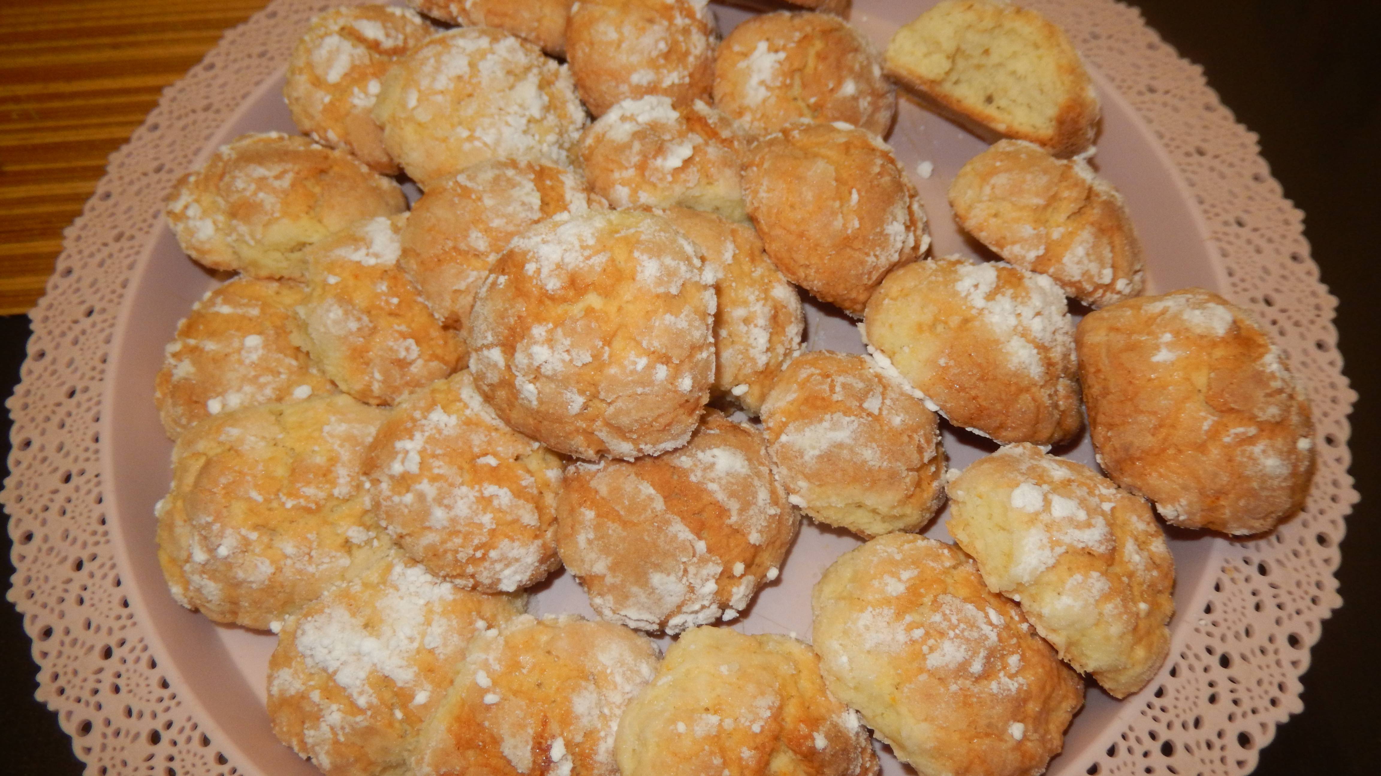 Рецепт.  Мраморное Апельсиновое печенье.. Кулинарим с Людмилой..