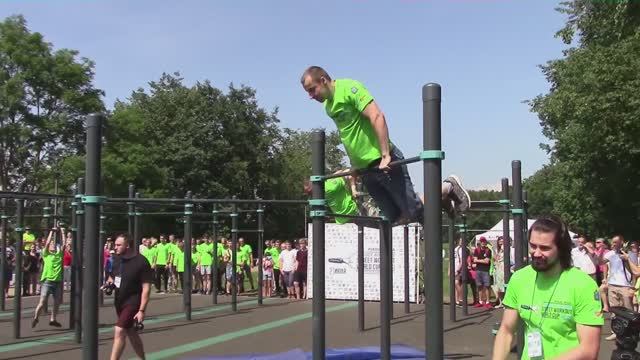 Начало 4-го этапа Кубка Мира по воркауту.