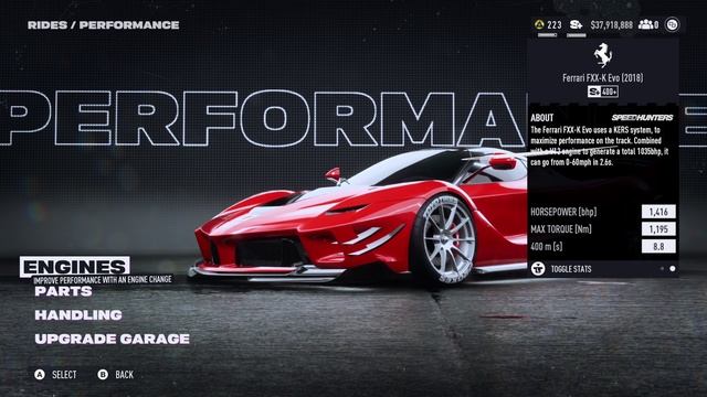 Ferrari FXX-K Evo (2018) Билд S+ Класс