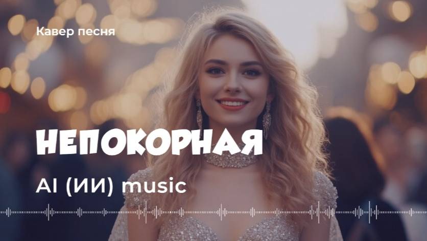 Непокорная (кавер) - AI music, video