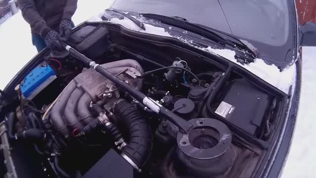 Распорка на автомобиль (растяжка для кузова) BMW в кузове E34 двигатель M50b20 модель 520i