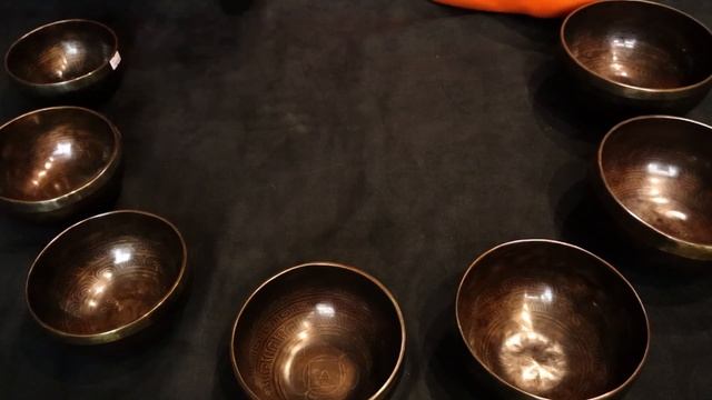 Медитация. Практика поющих чаш. Звукотерапия. 7 поющих чаш - 7 нот - 7 чакр